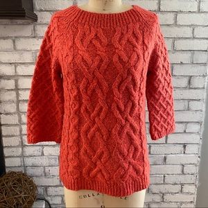 Loft • chunky cable sweater